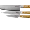 Böker Damast Olive Ensemble De Trois Couteaux, 130440SET