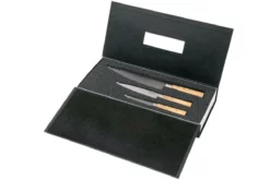 Böker Damast Olive Ensemble De Trois Couteaux, 130440SET 10 Böker Damast Olive Ensemble De Trois Couteaux, 130440SET -KNIVESANDTOOLS Soldes BO130440SET 04 boker bo130440set 04
