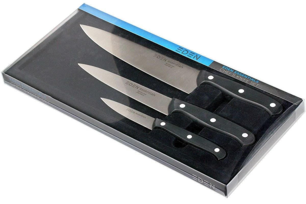 Eden Essentials Ensemble De Couteaux, 3 Pièces 2000-S03 3 Eden Essentials Ensemble De Couteaux, 3 Pièces 2000-S03 – Image 2