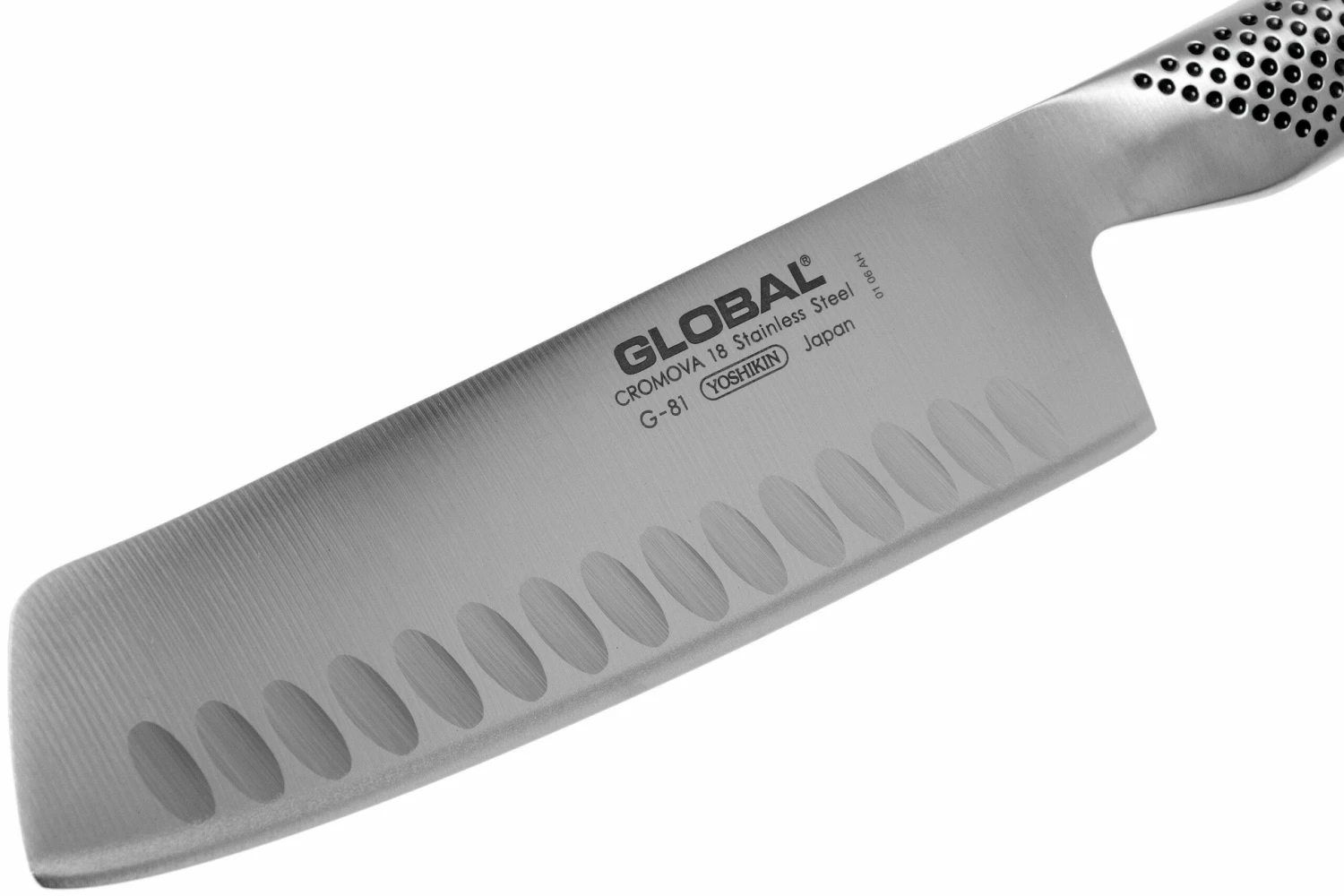 Global G81 Nakiri Couteau à Légumes 18cm 5 Global G81 Nakiri Couteau à Légumes 18cm – Image 3