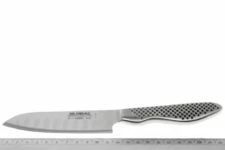 Global GS57 Couteau Santoku à Alvéoles 12 Cm -KNIVESANDTOOLS Soldes GL GS57 05 global santoku gl gs57 d5