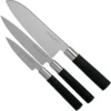 Ensemble De Couteaux Kai Wasabi Trois Pièces, WB-67S-310 -KNIVESANDTOOLS Soldes KA67 W19 00 00 kai wasabi black