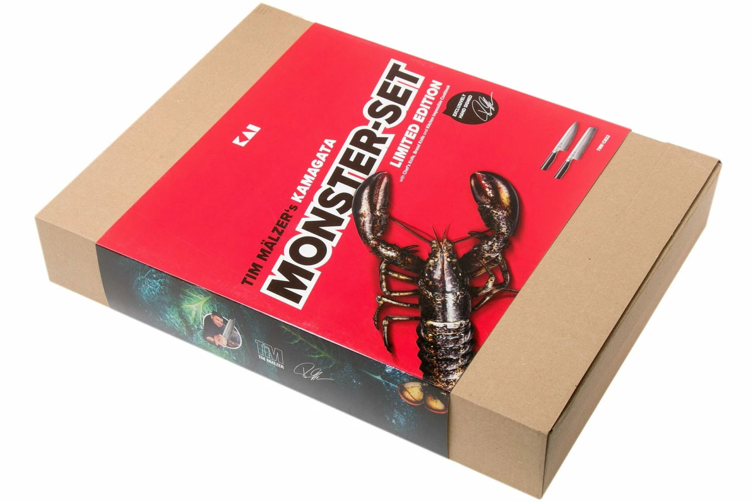 Kai Tim Malzer Kamagata Monster Set TMK-CB22, Set 2 Pièces Couteau De Chef Et Couteau à Pain + Livre De Cuisine 8 Kai Tim Malzer Kamagata Monster Set TMK-CB22, Set 2 Pièces Couteau De Chef Et Couteau à Pain + Livre De Cuisine – Image 6