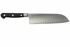 Messermeister Meridian Elite E-3610-7K Santoku à Alvéoles, 18 Cm -KNIVESANDTOOLS Soldes MRE 3610 7K 02 messermeister scaled