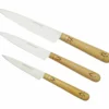 Nontron Traditional Set Of 3 Kitchen Knives, T3OFRBU Set De 3 Couteaux 2 Nontron Traditional Set Of 3 Kitchen Knives, T3OFRBU Set De 3 Couteaux -KNIVESANDTOOLS Soldes NNT3OFRBU 01 nontron scaled