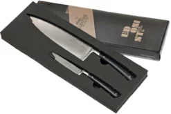 Lion Sabatier Edonist Set De Couteaux 2 Pièces, Noir, 808180 -KNIVESANDTOOLS Soldes SA808180 02 lion sabatier edonist sa808180 02