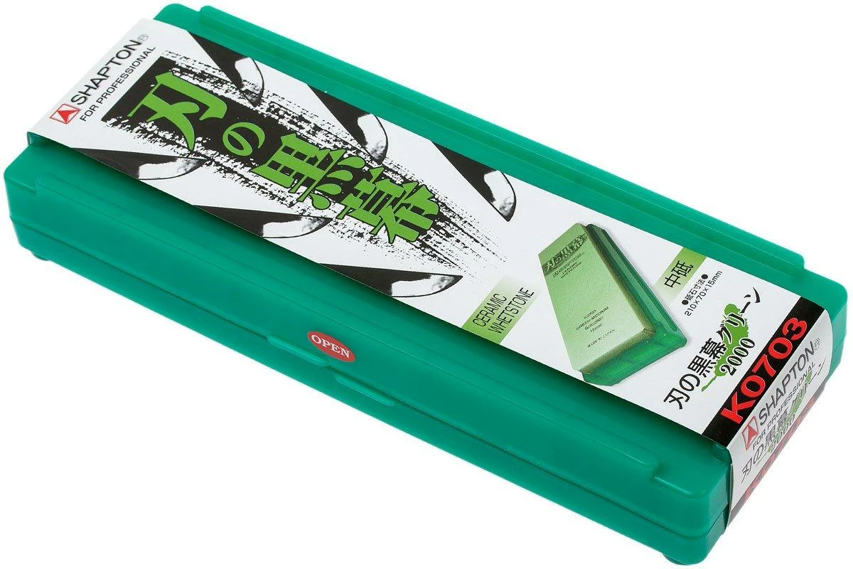 Shapton Pro Stone Grain 2000 Medium Pierre à Aiguiser, K0703 5 Shapton Pro Stone Grain 2000 Medium Pierre à Aiguiser, K0703 – Image 3
