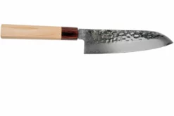 Sakai Takayuki Santoku 33-Layer Damascus Hammered WA 17 Cm -KNIVESANDTOOLS Soldes TA07472 02 sakai takayuki scaled