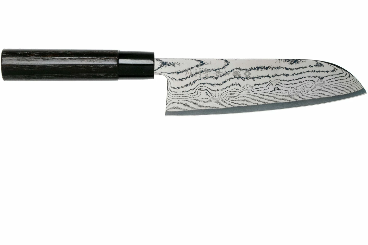 Tojiro Shippu Black Damascus Santoku 17 Cm, FD-1597 4 Tojiro Shippu Black Damascus Santoku 17 Cm, FD-1597 – Image 2