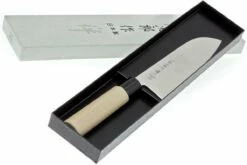 Tojiro Zen Lame 3 Couches, Santoku 16,5 Cm FD-567 -KNIVESANDTOOLS Soldes TJFD567 07 tojiro zen tjfd567 07