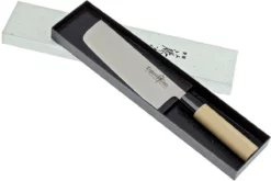 Tojiro Zen Lame 3 Couches, Nakiri 16,5 Cm FD-568 -KNIVESANDTOOLS Soldes TJFD568 07 tojiro zen tjfd568 07