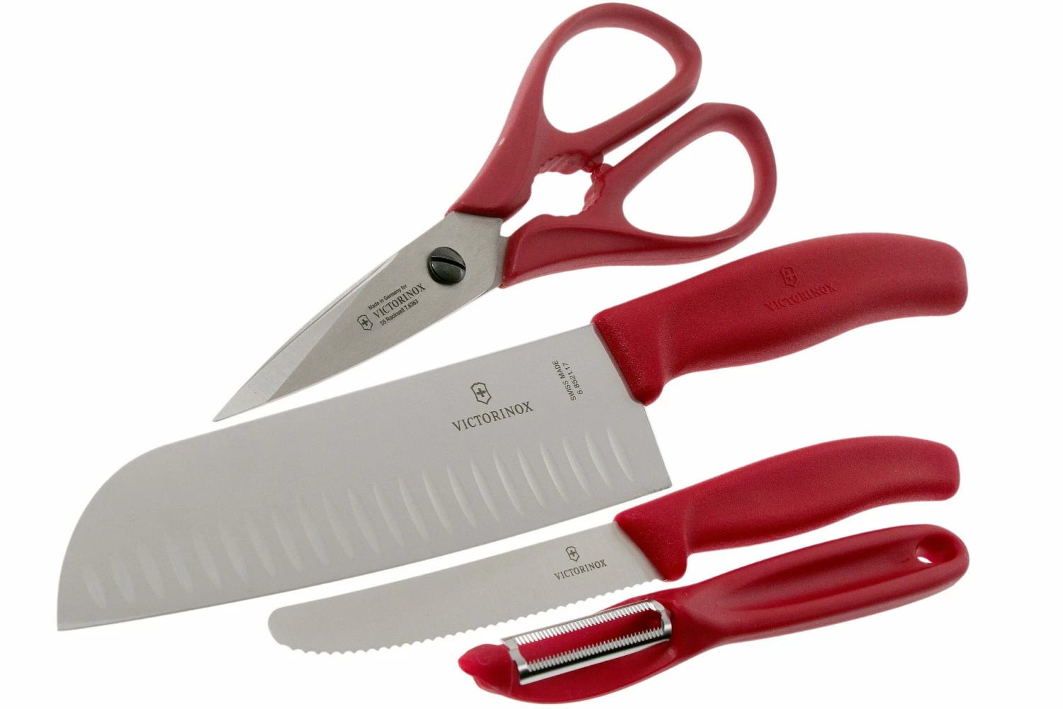 Victorinox SwissClassic 6.7131.4G Set De 4 Couteaux De Cuisine, Rouge 5 Victorinox SwissClassic 6.7131.4G Set De 4 Couteaux De Cuisine, Rouge – Image 3