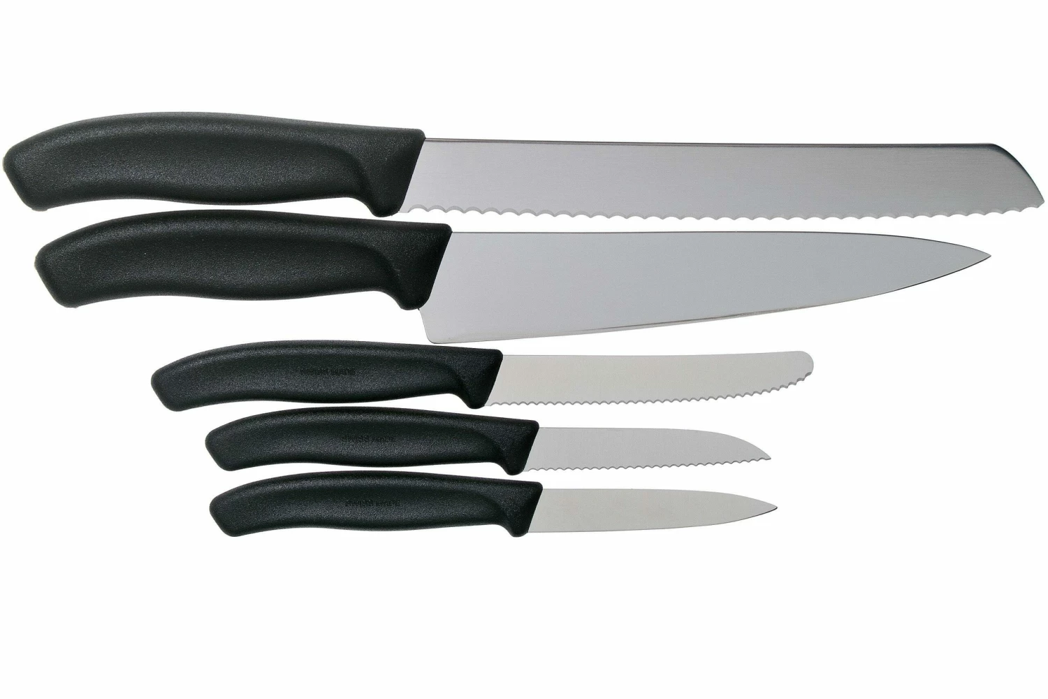 Victorinox SwissClassic 6.7133.5G Set De 5 Couteaux De Cuisine, Noir 4 Victorinox SwissClassic 6.7133.5G Set De 5 Couteaux De Cuisine, Noir – Image 2
