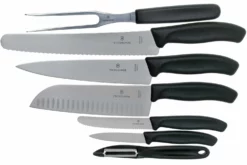 Victorinox SwissClassic 6.7133.7G Set De 7 Couteaux De Cuisine, Noir