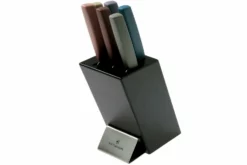 Victorinox Swiss Modern, Set De 6 Couteaux De Cuisine Avec Bloc, Mixed Colors