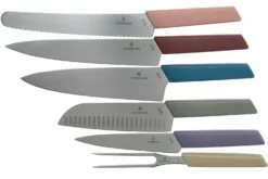 Victorinox Swiss Modern, Set De 6 Couteaux De Cuisine Avec Bloc, Mixed Colors 9 Victorinox Swiss Modern, Set De 6 Couteaux De Cuisine Avec Bloc, Mixed Colors -KNIVESANDTOOLS Soldes VT6 7186 66 04 victorinox scaled