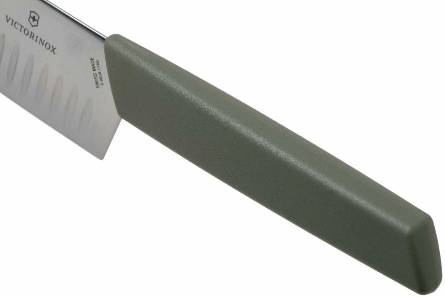 Victorinox Swiss Modern Santoku, Vert Olive 7 Victorinox Swiss Modern Santoku, Vert Olive – Image 5