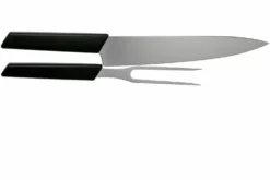 Victorinox Swiss Modern Couteau à Trancher Et Fourchette à Viande, Noirs -KNIVESANDTOOLS Soldes VT6 9093 21G 02 victorinox scaled