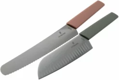 Victorinox Swiss Modern Set De Couteaux, Deux Pièces, Couteau à Pain Et Santoku 7 Victorinox Swiss Modern Set De Couteaux, Deux Pièces, Couteau à Pain Et Santoku -KNIVESANDTOOLS Soldes VT6 9096 22G 03 victorinox scaled