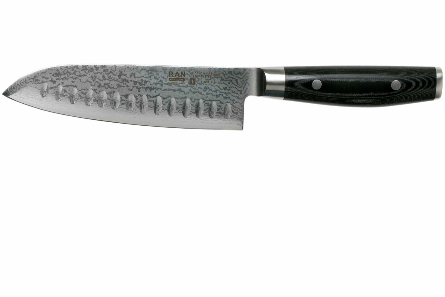 Yaxell Ran 36018 Santoku Avec Alvéoles 16.5 Cm 3 Yaxell Ran 36018 Santoku Avec Alvéoles 16.5 Cm