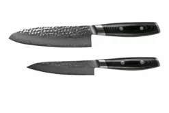 Yaxell Tsuchimon 36750, Set Cadeau De 2 Couteaux : Santoku Et Couteau Universel