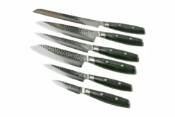 Yaxell Tsuchimon 36796 Set De 6 Couteaux Avec Bloc à Couteaux -KNIVESANDTOOLS Soldes YL36796 05 yaxell scaled