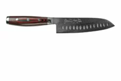 Yaxell Super Gou 37118 Santoku à Alvéoles, Acier Damassé 161 Couches, 16,5 Cm -KNIVESANDTOOLS Soldes YL37118 02 yaxell scaled