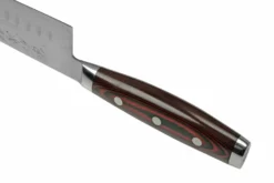 Yaxell Super Gou 37118 Santoku à Alvéoles, Acier Damassé 161 Couches, 16,5 Cm -KNIVESANDTOOLS Soldes YL37118 04 yaxell scaled