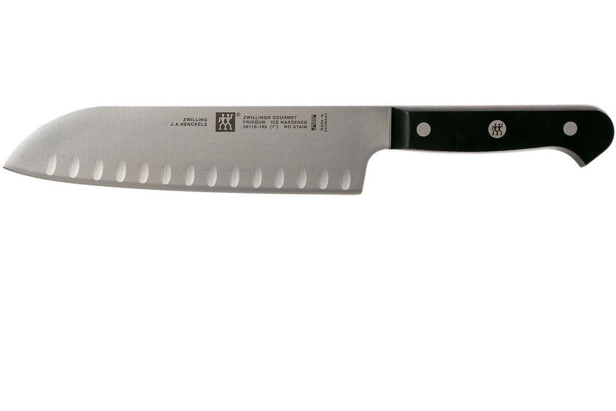 Zwilling Gourmet Santoku Avec Alvéoles 18 Cm, 36118-181-0 3 Zwilling Gourmet Santoku Avec Alvéoles 18 Cm, 36118-181-0