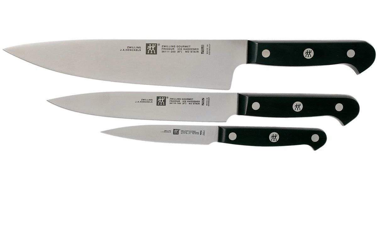 Zwilling Gourmet Set De Couteaux, 3 Pièces, 36130-003 3 Zwilling Gourmet Set De Couteaux, 3 Pièces, 36130-003